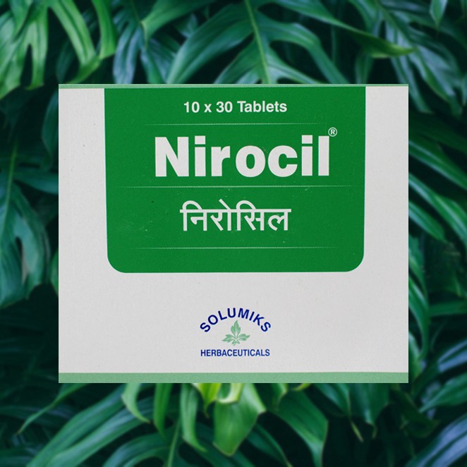 Нироцил, для печени, 30 таблеток, Nirocil Solumiks