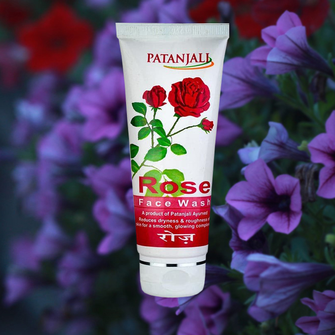 Гель для умывания Роза, 60 грамм, Патанджали, Patanjali Rose Face Wash Гель для умывания Роза, 60 грамм, Патанджали, Patanjali Rose Face Wash